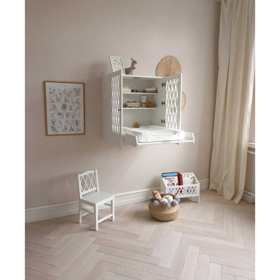 Cam Cam® COPENHAGEN Harlequin Hängendes Wickelregal light sand