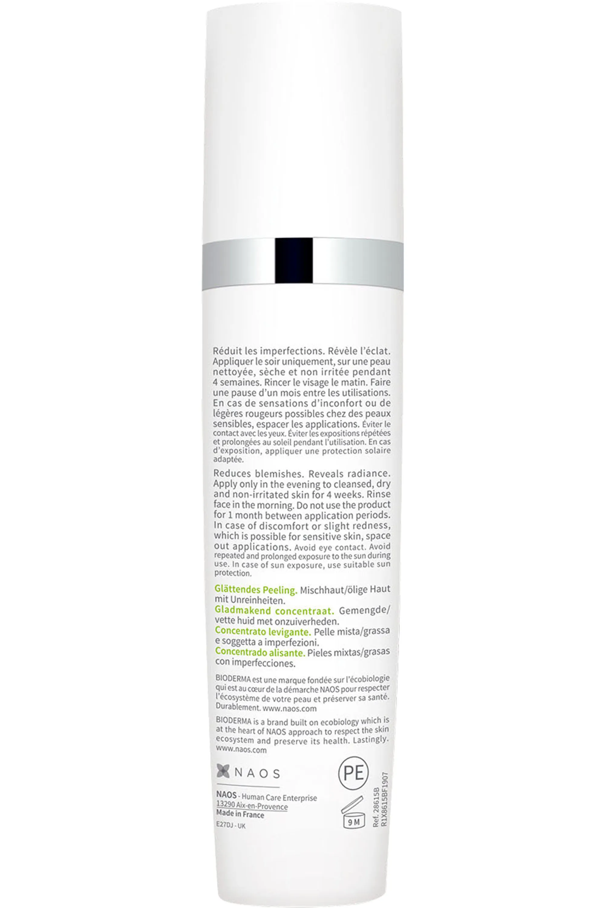 Bioderma Peeling visage de nuit Sebium Night Peel-40 ml