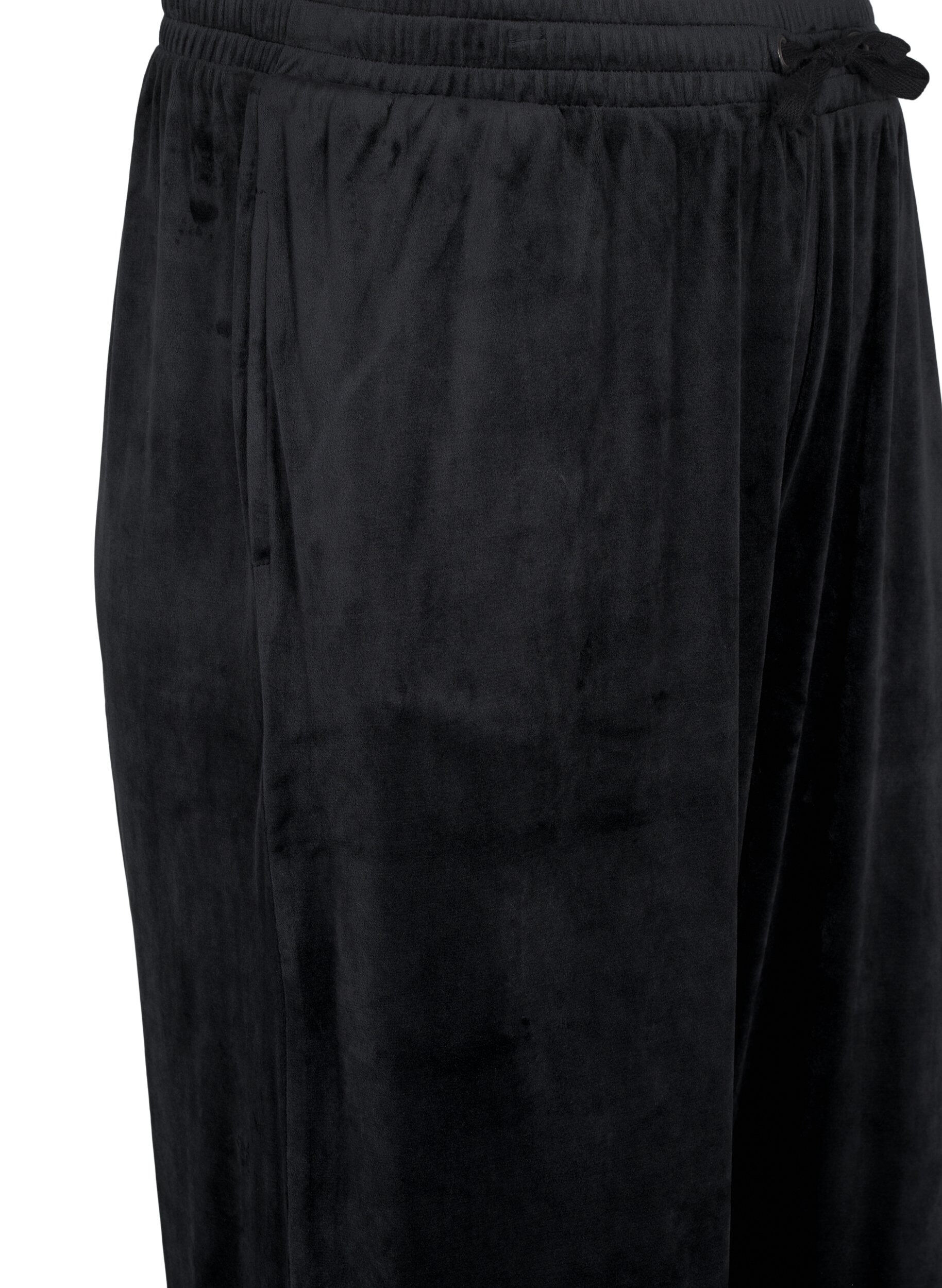 Løse bukser i velour