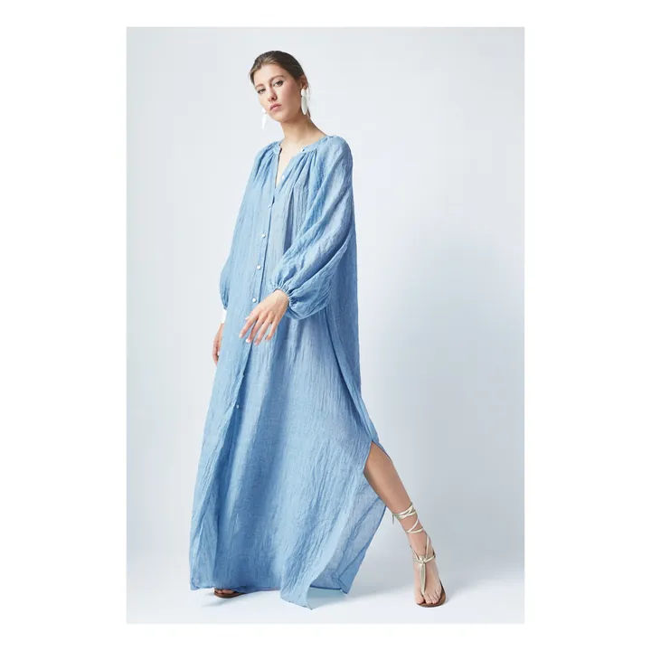 The Label Edition Robe Alma | Bleu