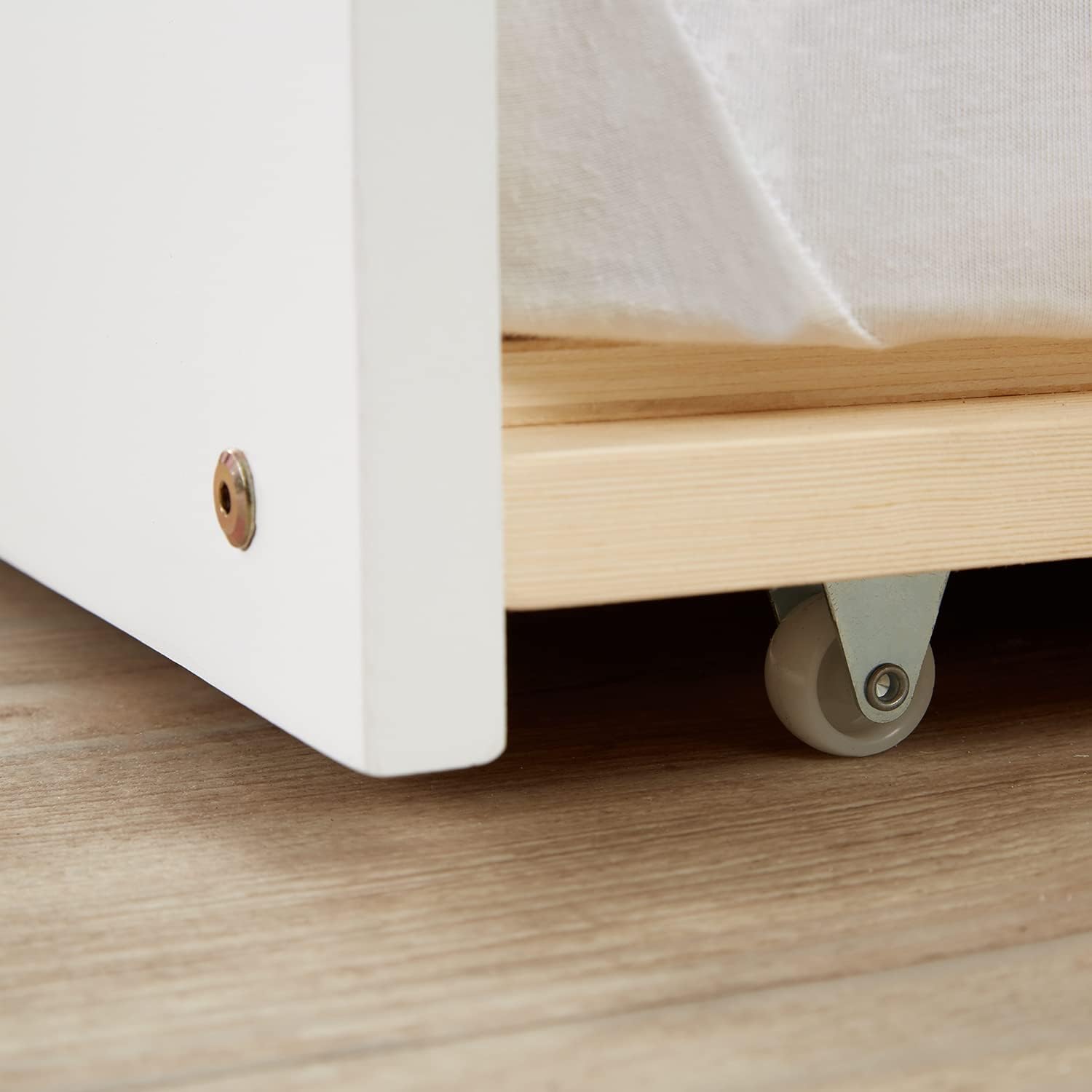 Homestyle4u Kinderbett Einzelbett Holzbett Tagesbett 90x200 ausziehbar Weiß mit Lattenrost Ausziehbett Kiefer massiv Holz | Artikel 1420