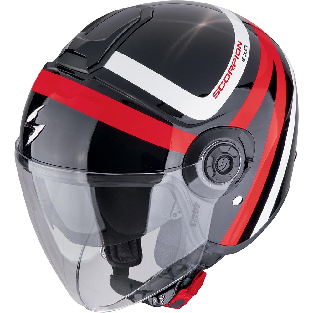 Scorpion - Casque Exo-City II Riva Noir / Rouge / Blanc