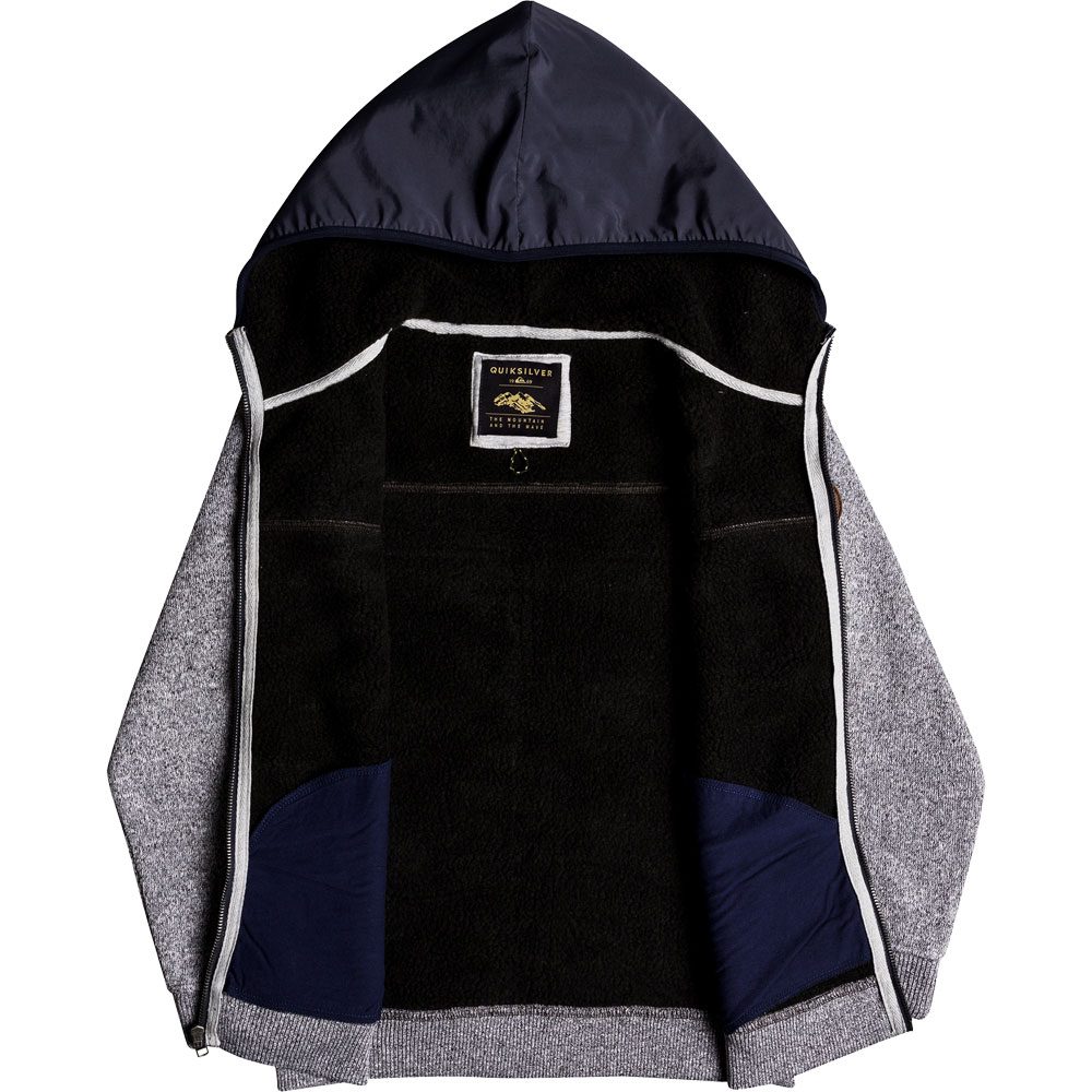Quiksilver Keller Mix Sherpa Fleecejacke Jungen blue nights