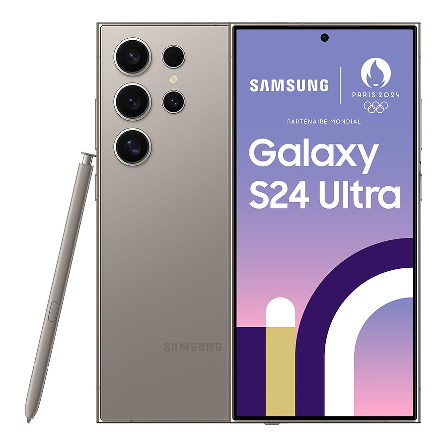 Samsung Galaxy S24 Ultra 5G (Gris) - 512 Go · Reconditionné