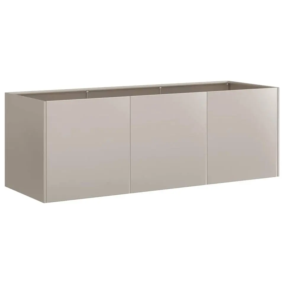 vidaXL - Plantenbak - Bruin - Weervast staal - 120 x 40 x 40 cm