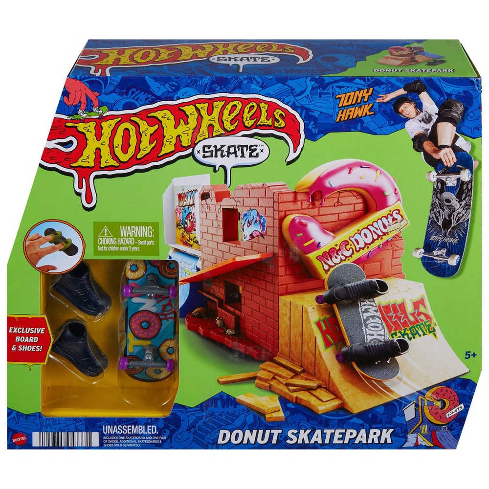 Hot Wheels Skate Donut Skatepark Set