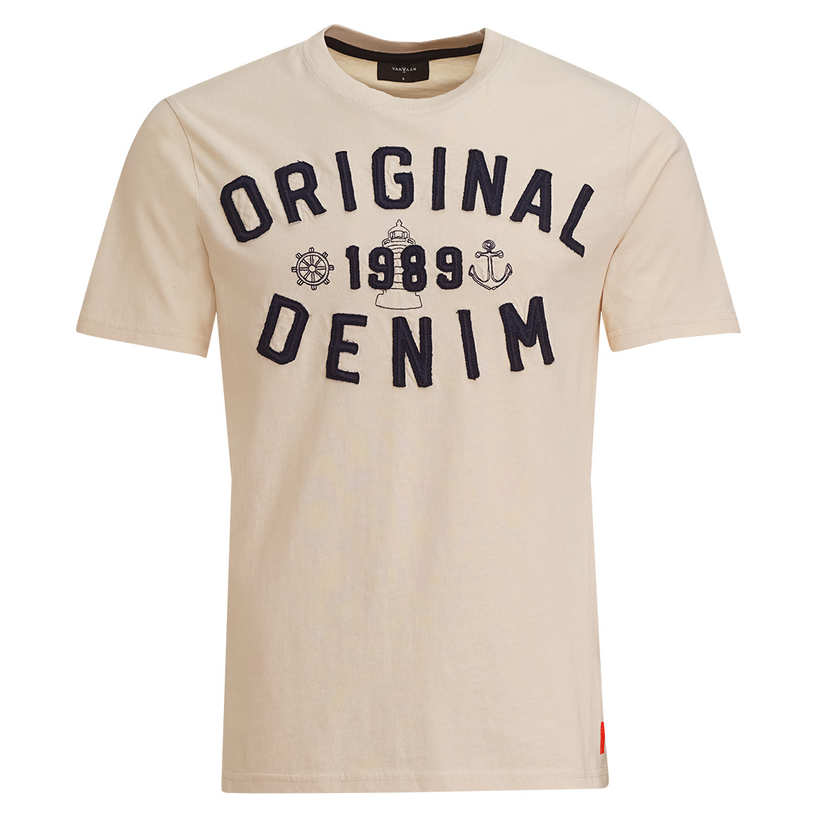 VanVaan Denim Herren T-Shirt aus Bio-Baumwolle beige