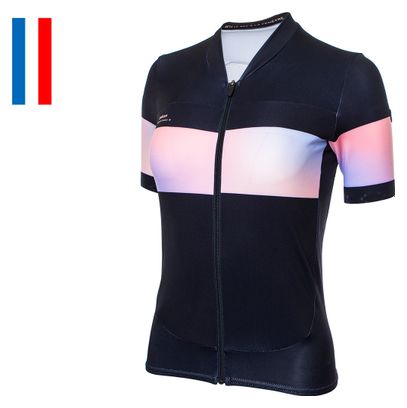 Maillot Manches Courtes Femme LeBram Agnès Noir Aurore