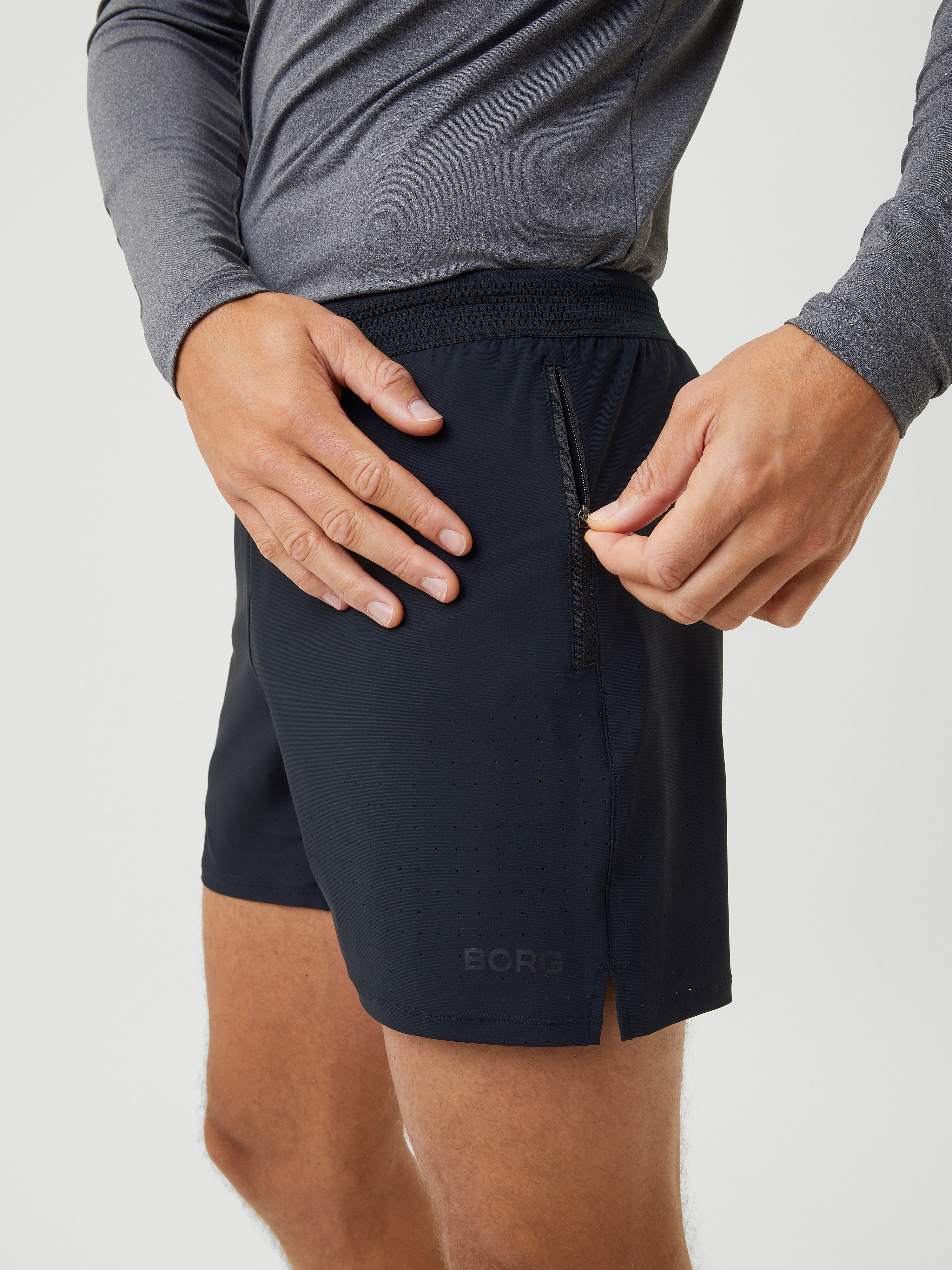 Borg Tech Shorts Herre Black Beauty
