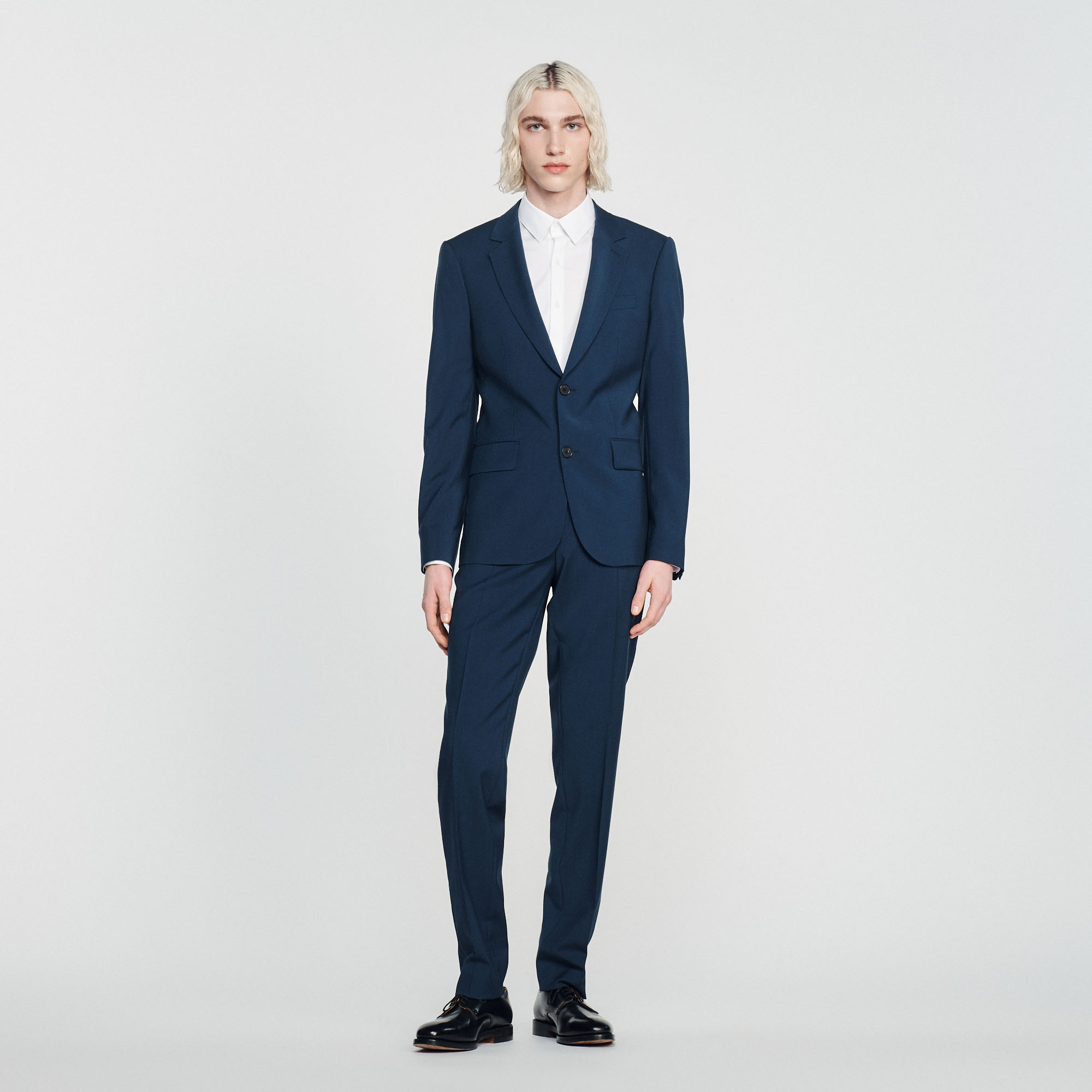 Veste de costume en laine vierge