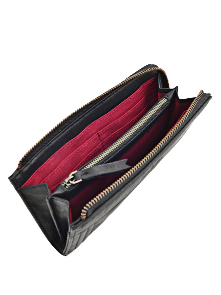 PortefeuilleLena cuir Vintage NAT ET NIN