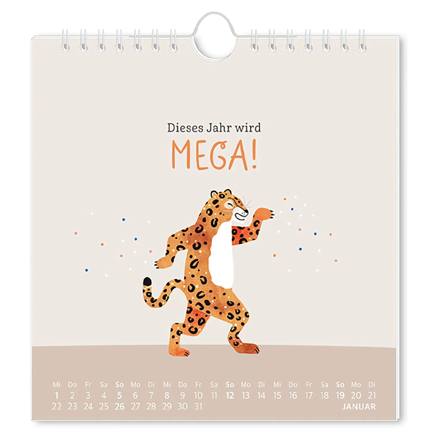 Postkarten Kalender, 2025, Dieses Jahr wird Mega