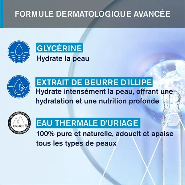Uriage Sabonete Líquido Corporal Dermatológico Nutritivo Extra Rico para Pele Sensível 100g