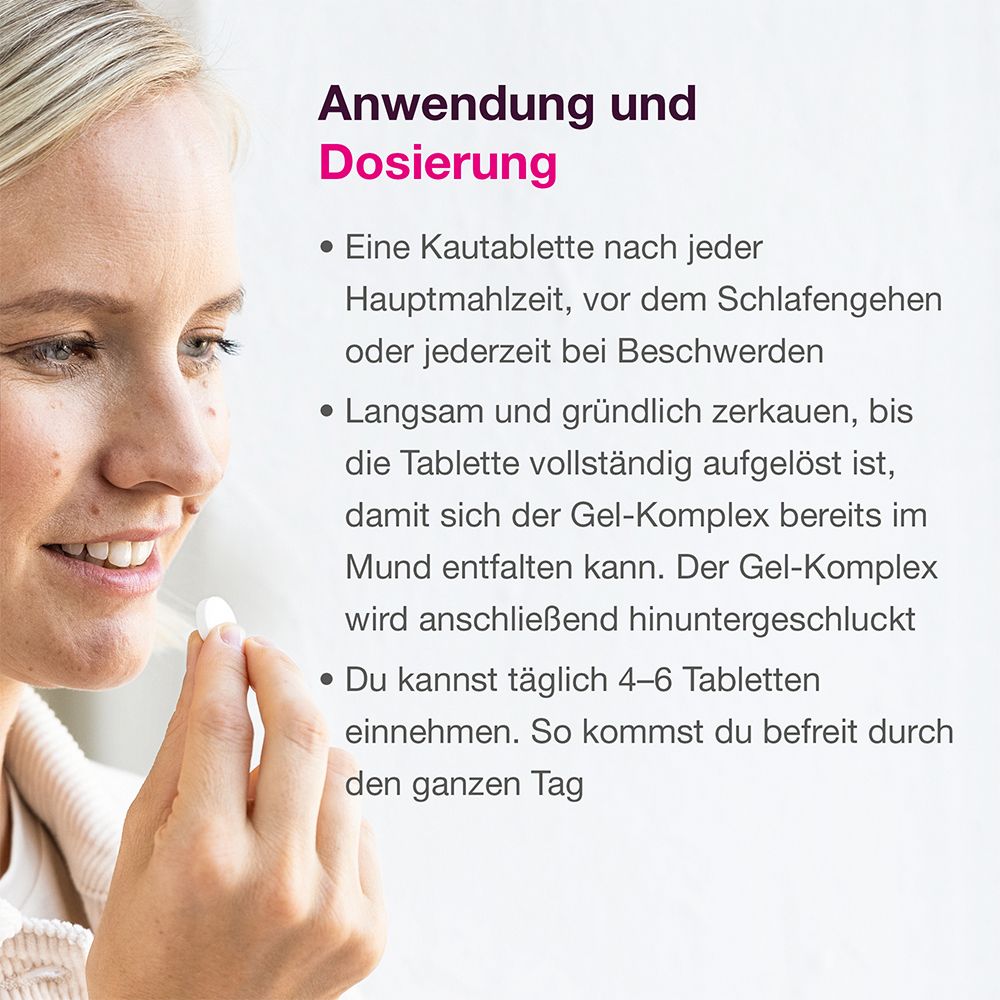 Sobrade Kautabletten zur Linderung von Sodbrennen