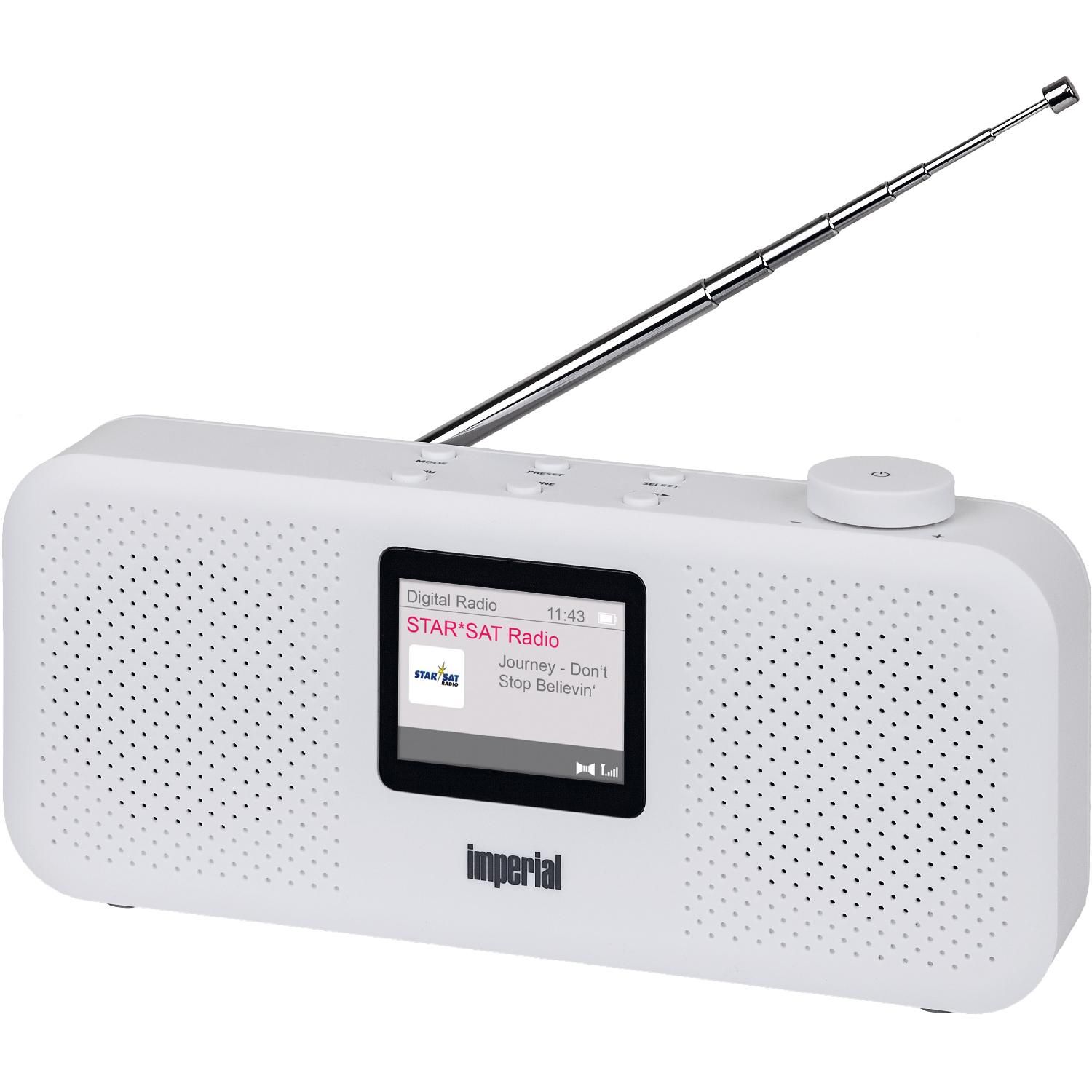 IMPERIAL DABMAN 16 DAB+/FM radio met alarmfunctie - White