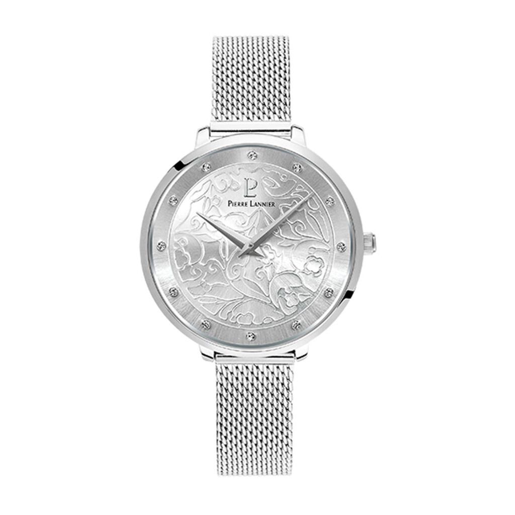 Montre Pierre Lannier Eolia Argenté