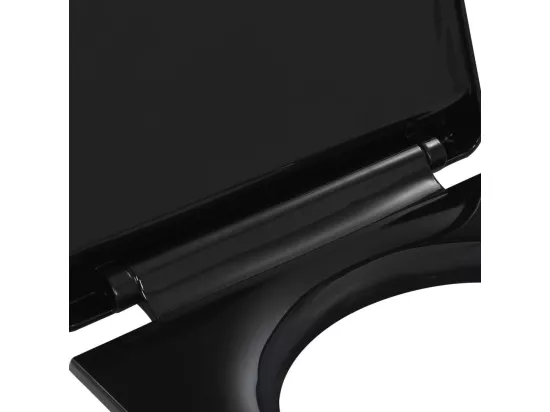 Abattant WC à fermeture noire 46 x 36.5 x 5 cm 02_0002909