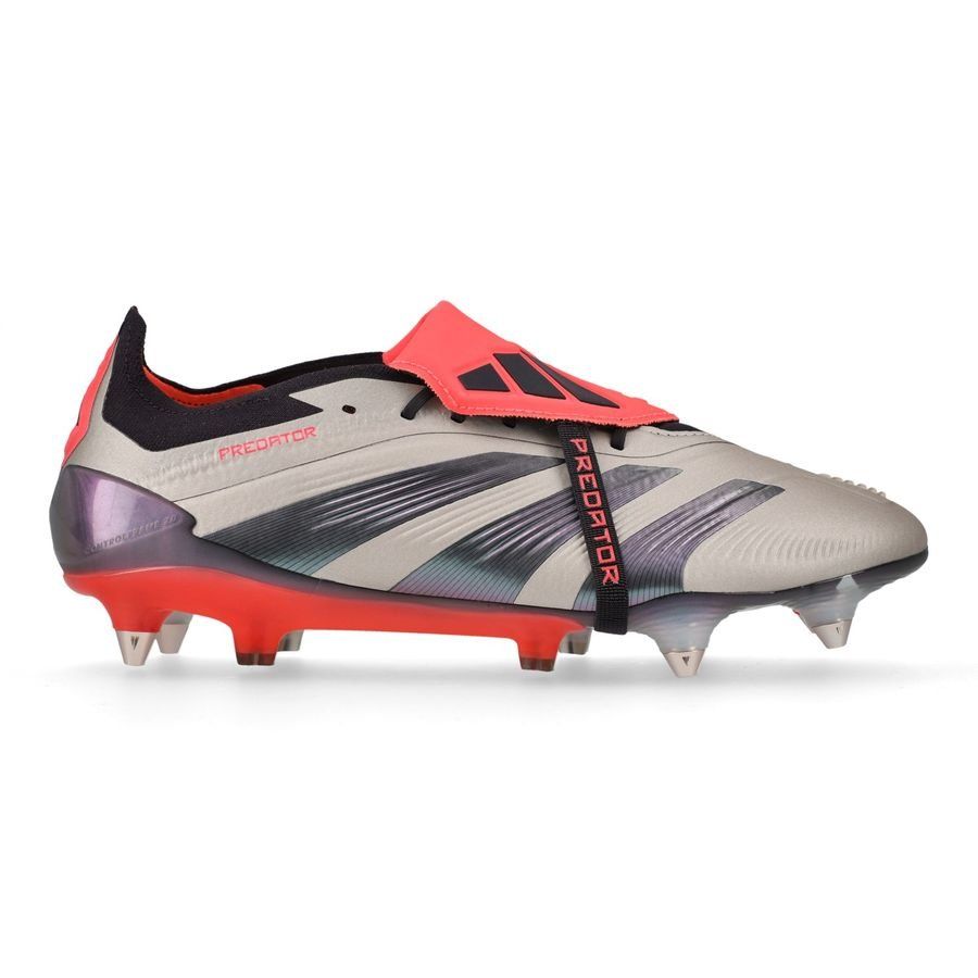 adidas Predator Elite Fold-over Tongue SG Vivid Horizon - Argenté/Aurora Black/Turbo