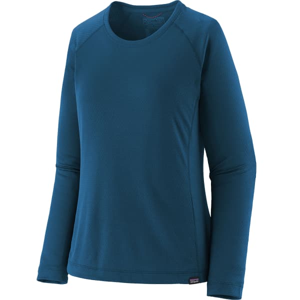 T-shirt thermique PATAGONIA W'S CAP MW CREW LAGOM BLUE