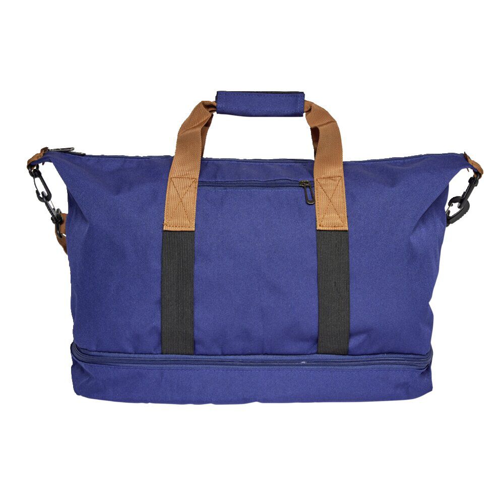 Sac de sport mixte 44x24xH35cm - 2 modèles noir ou bleu marine