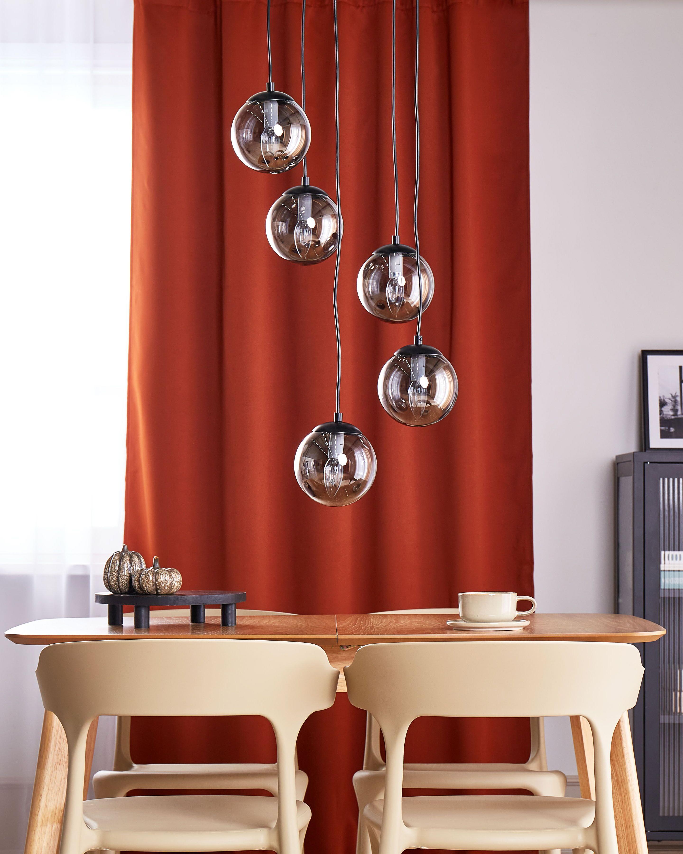 Hanglamp NOEL Glas Zwart