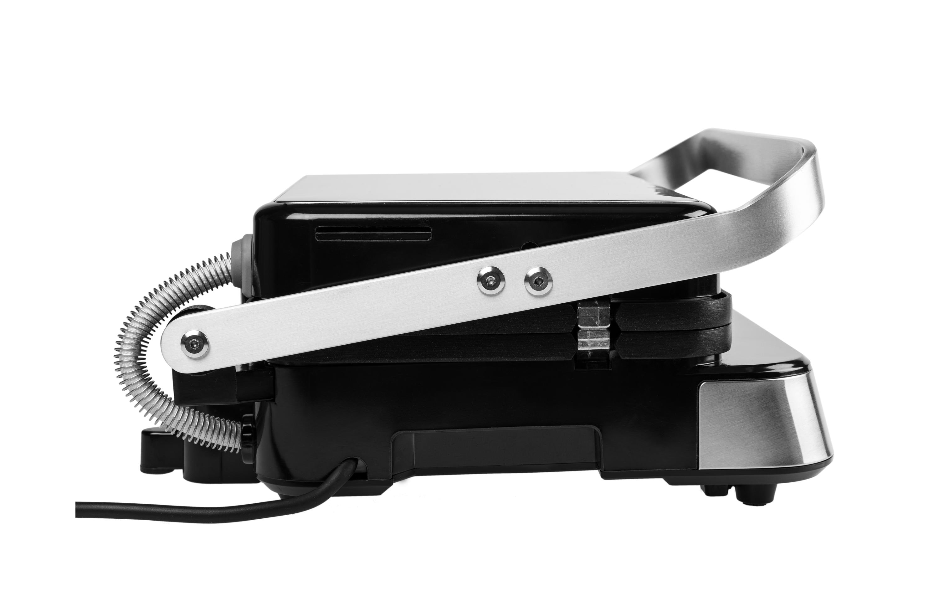 Kontaktgrill 2000 W Stretto<br>Mit auswechselbaren Koch-, Grill- und Waffelplatten