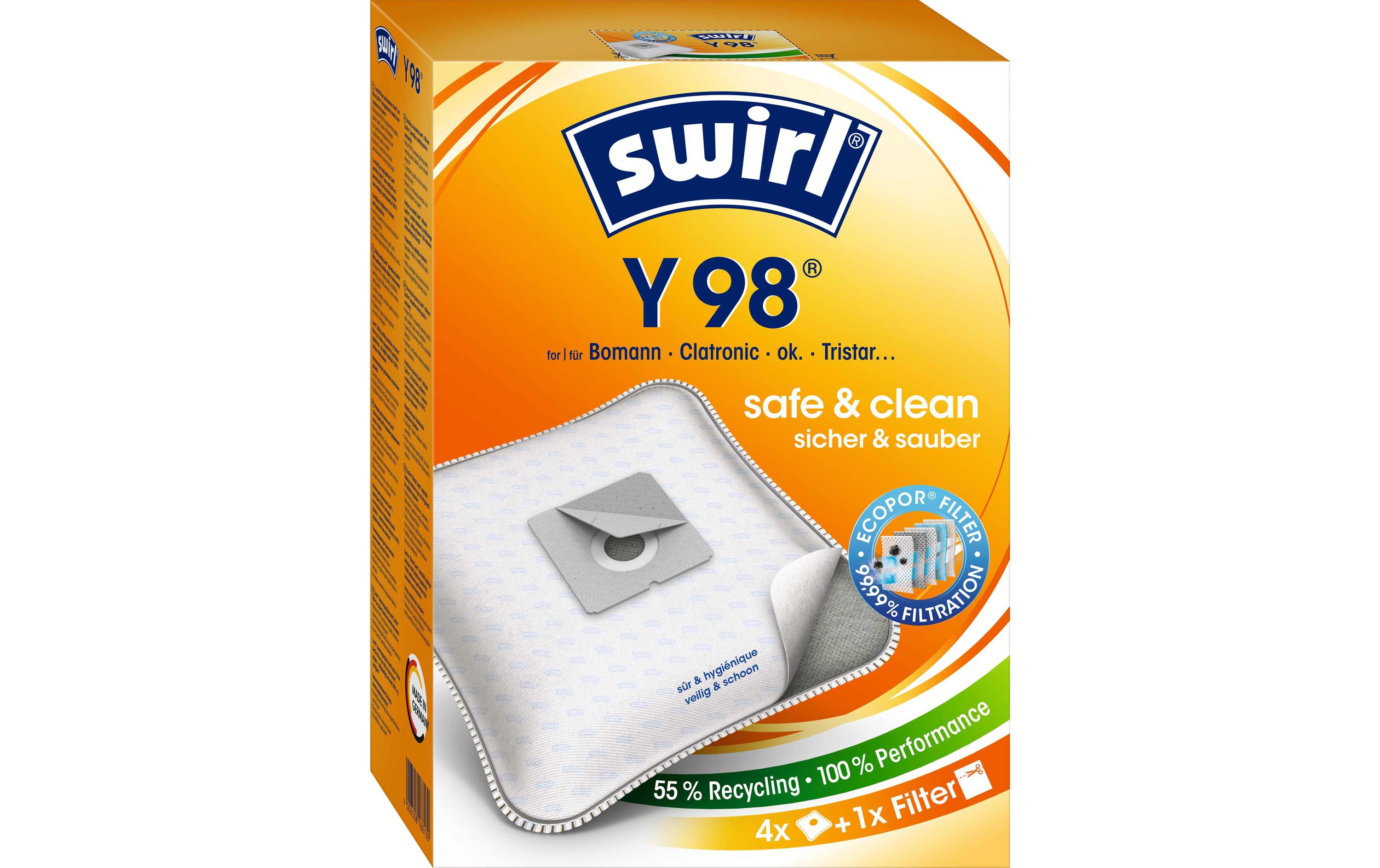Staubfilterbeutel Y 98 4 StückStaubfilterbeutel