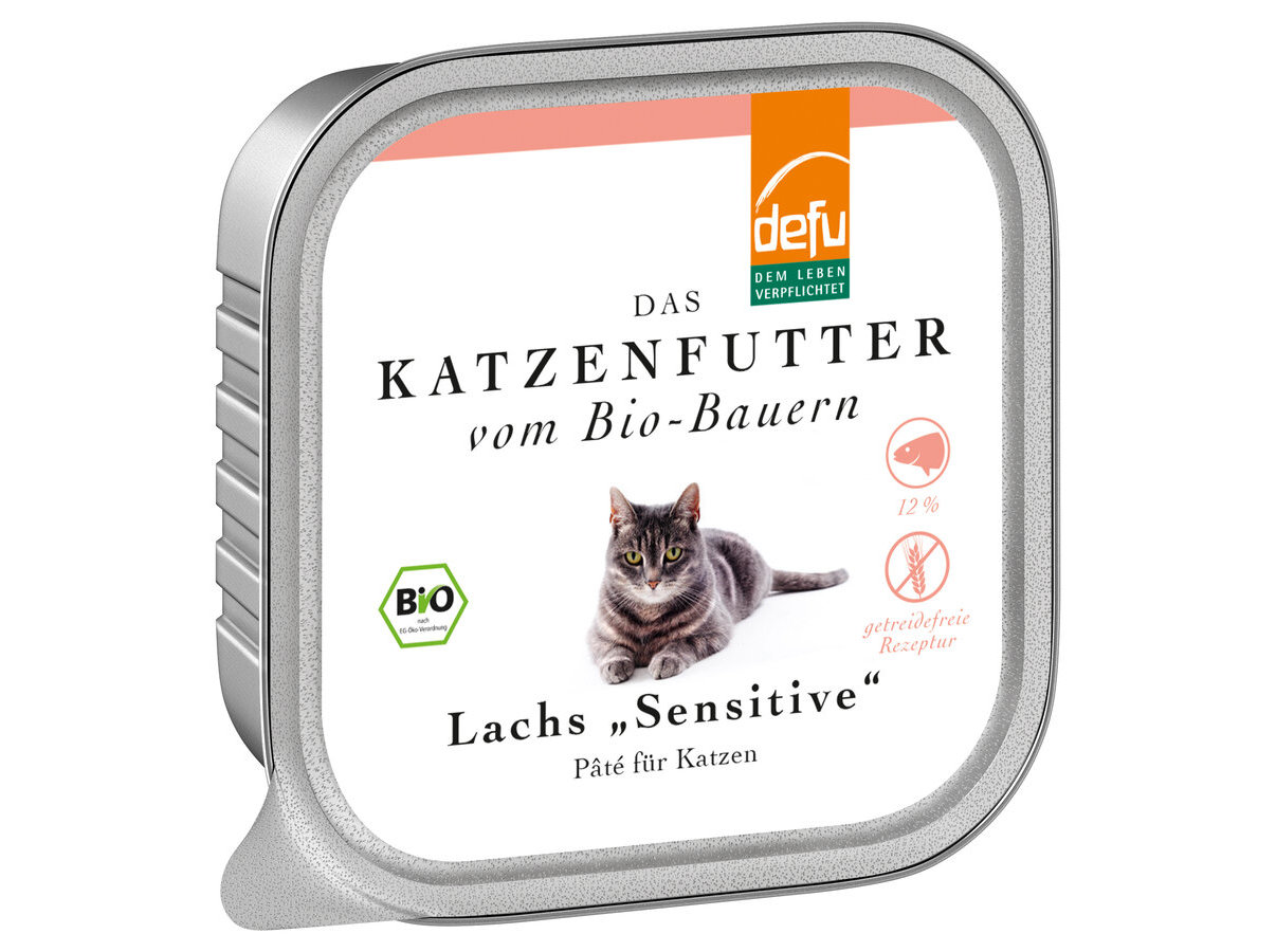COMIDA HÚMIDA BIO GATO DEFU SALMÃO SENSITIVE 100G