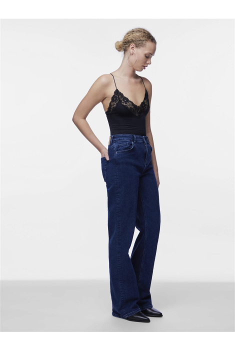 Pieces zwarte dames top