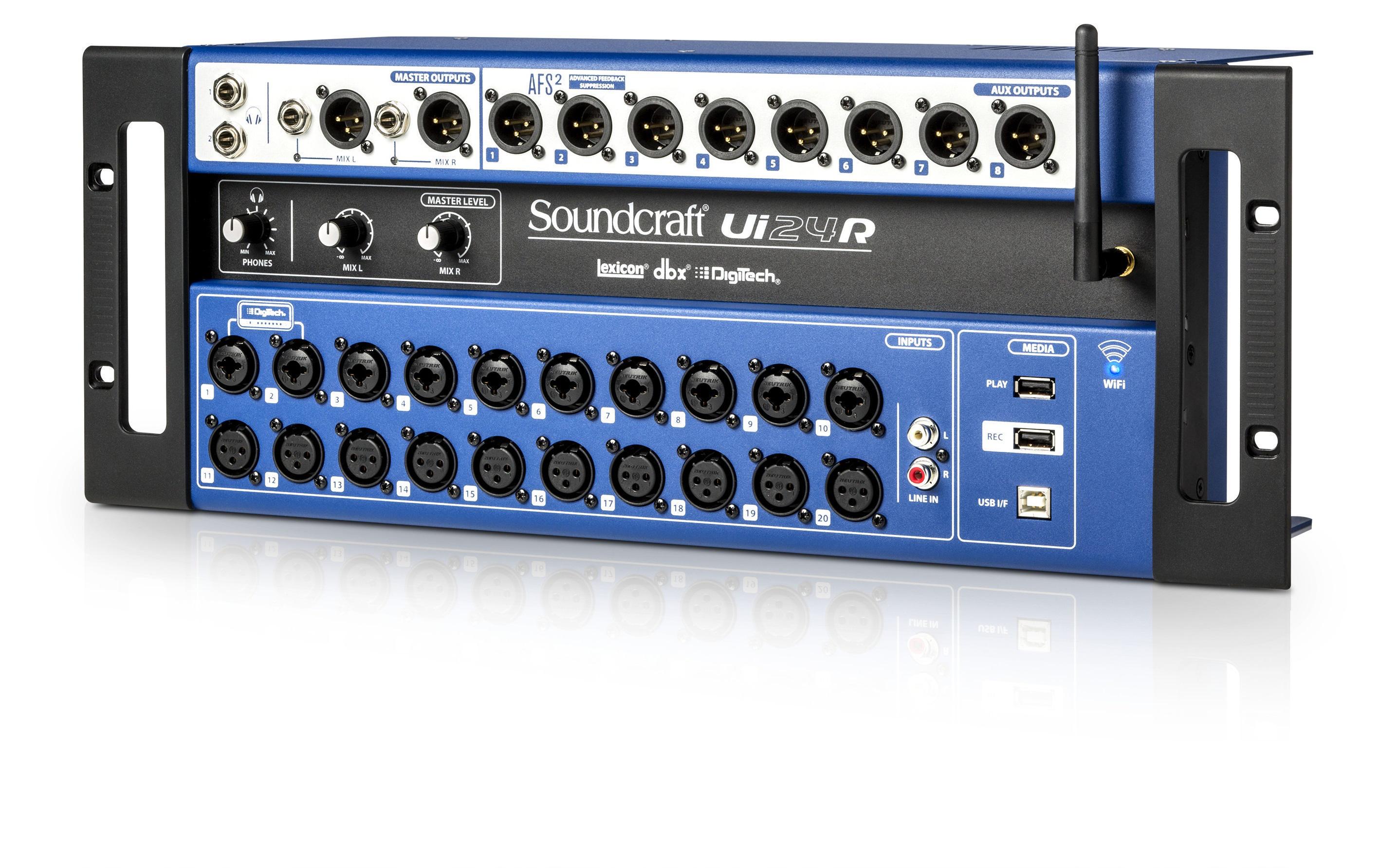 Mischpult Soundcraft Ui24R<br>Digitales Mixer- und Recording-System