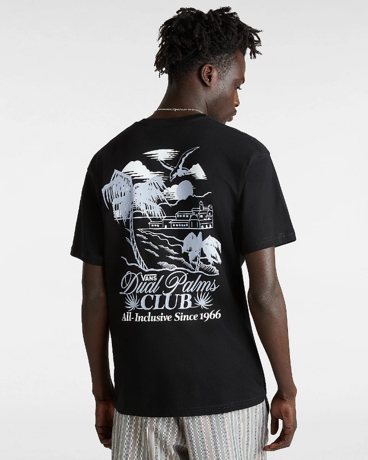 Vans Dual Palm Club SS Tee Black