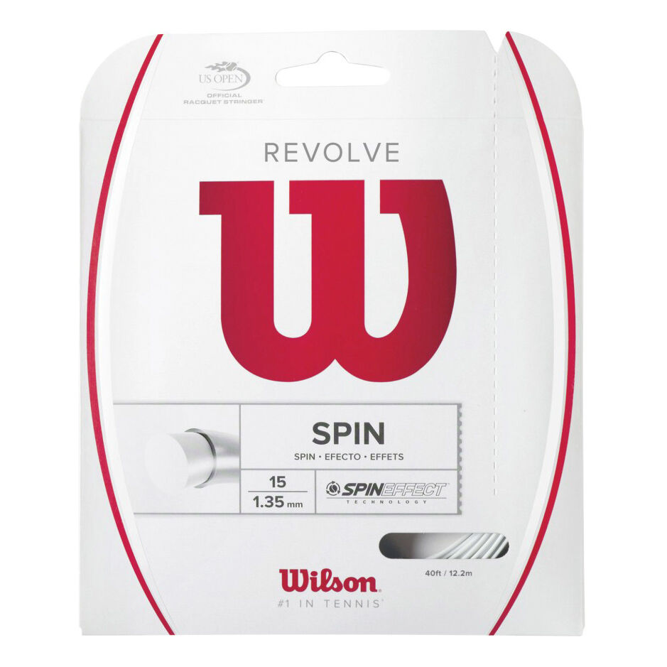 Wilson Revolve Cordage En Garniture 12,2m - Blanc