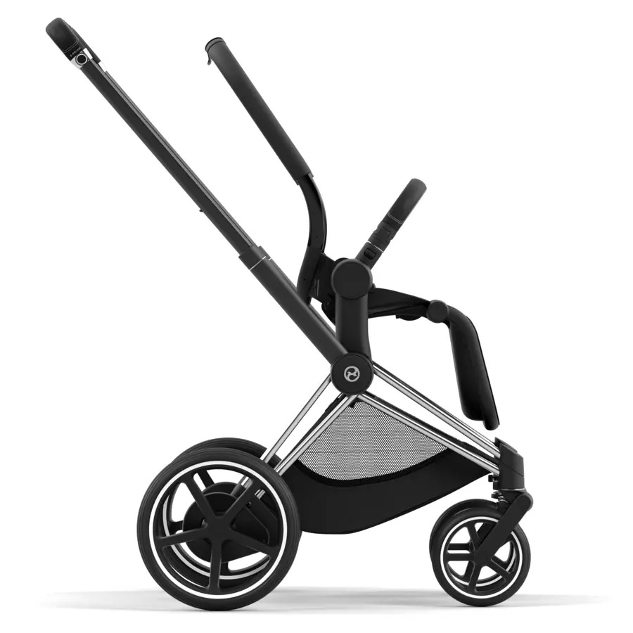 cybex PLATINUM Gestell New e-Priam Chrome Black inklusive Sitzrahmen