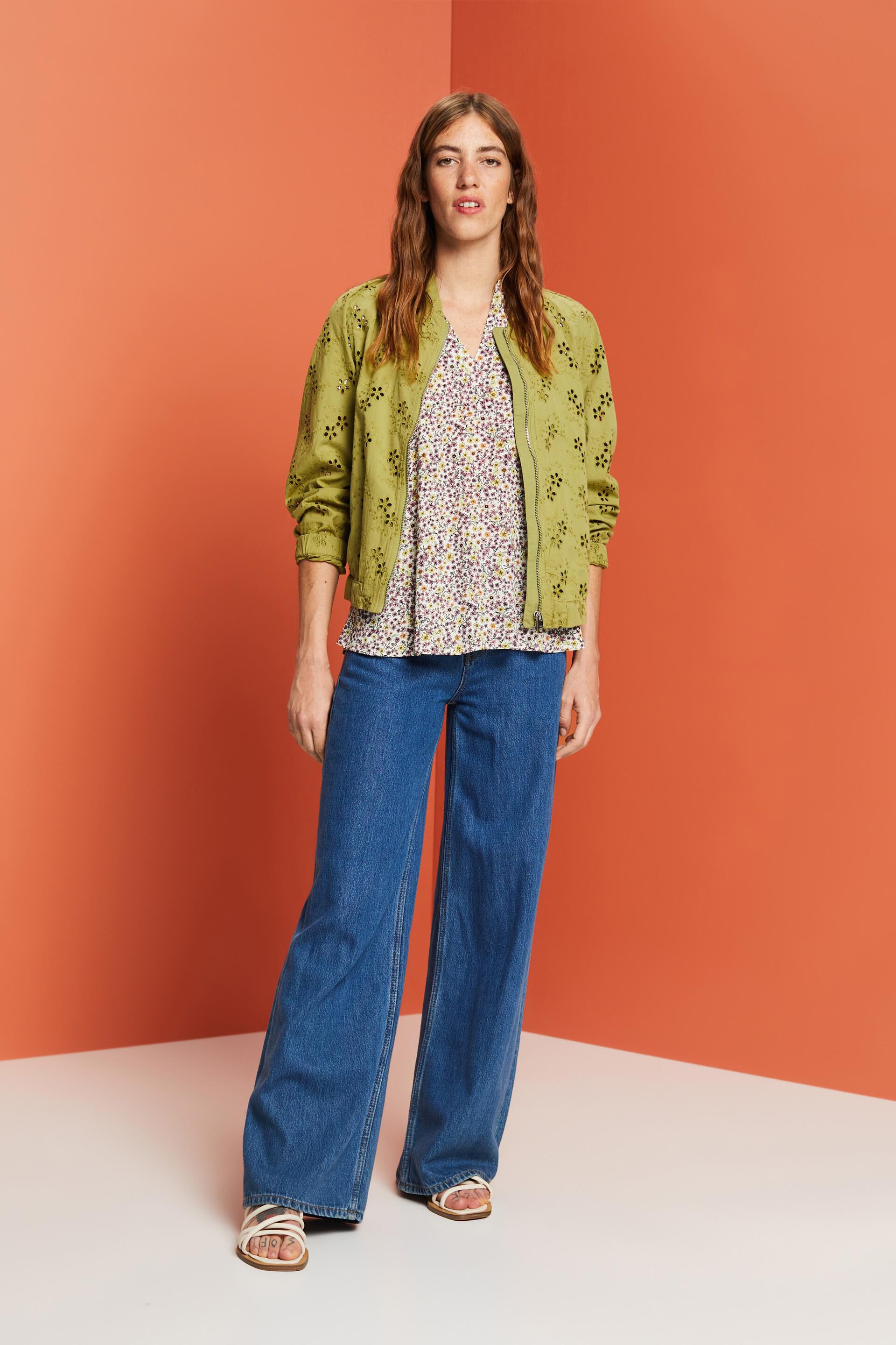 Blouse à motif, en LENZING™ ECOVERO™