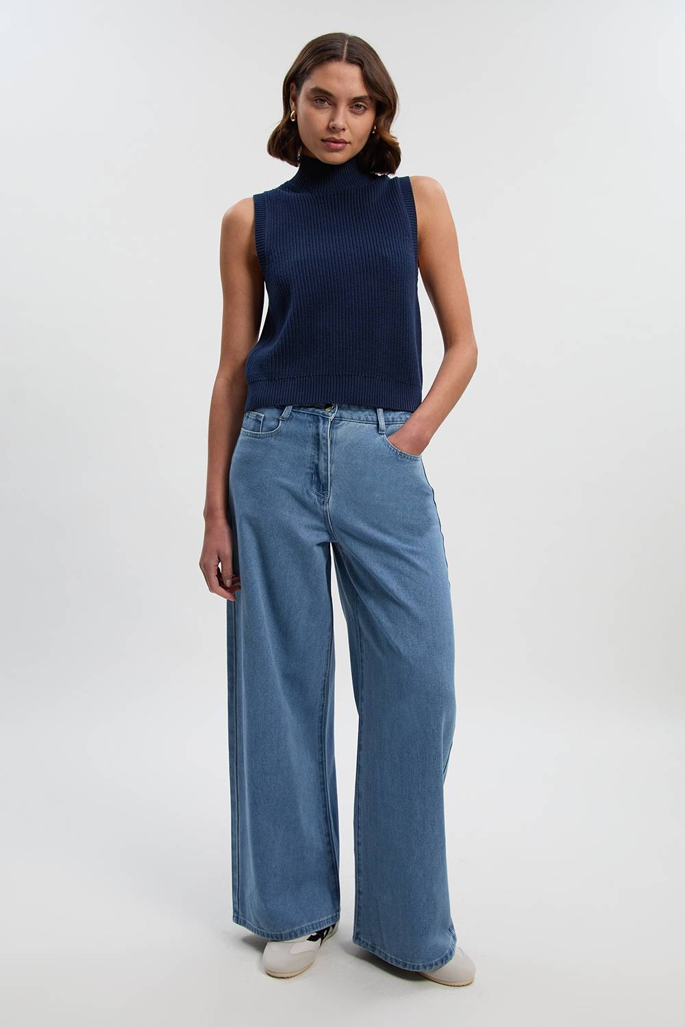 KarenMillen Jean Large en Denim