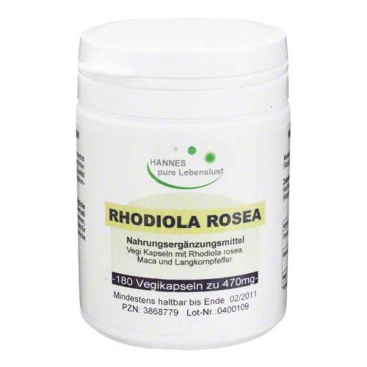Rhodiola Rosea 3% Vegi Kapseln, 180 St