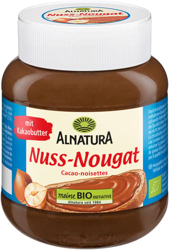 Alnatura Bio Haselnuss und Nougat-Creme