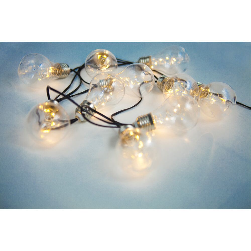 SOLCELLELAMPE GLOBO 10STK GLØDELAMPER