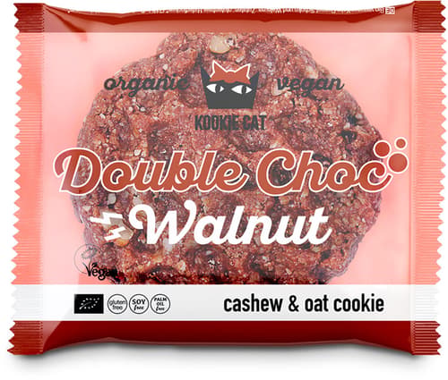 KookieCat BIO Double Chocolate Walnut glutenfrei