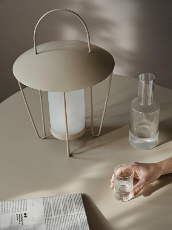 Ferm Living Abri Lantern windlicht Cashmere