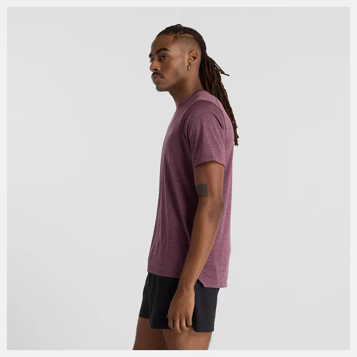 New Balance M Athletics T-Shirt Faded Plum