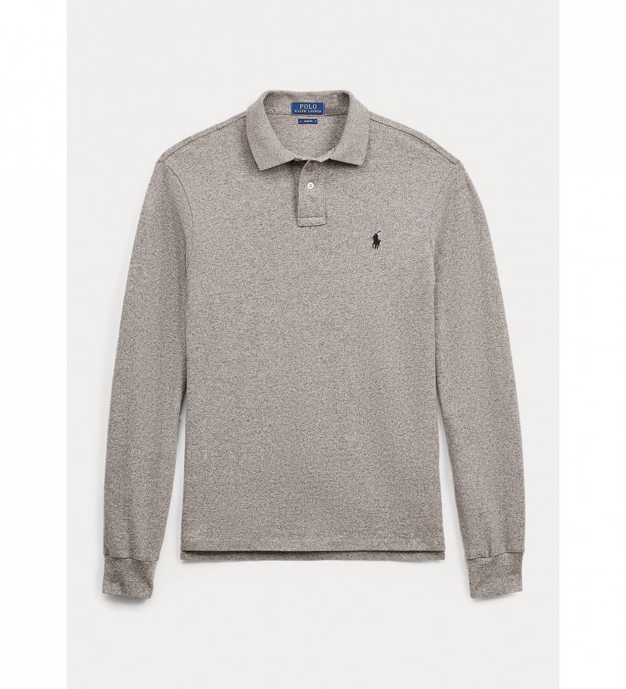 Polo Ralph Lauren Cinza Slim Fit Piqué