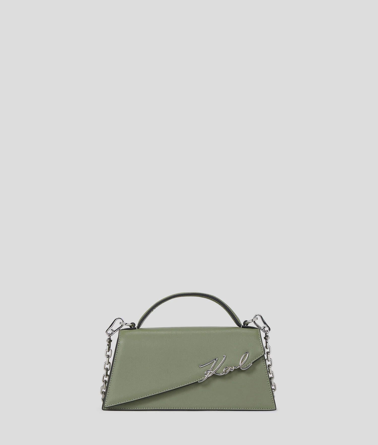 SAC BANDOULIÈRE FIN K/SIGNATURE - Vert d'huile
