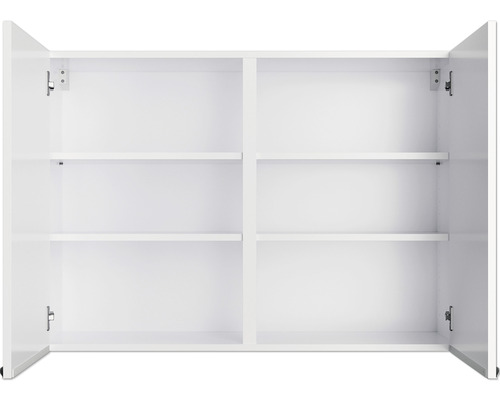 Optifit wandkast Arvid986 BxDxH 100x34,9x70,4 cm wit glanzend, gedemonteerd