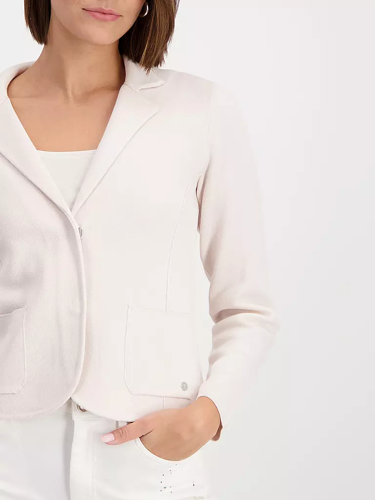 MONARI Jerseyblazer creme