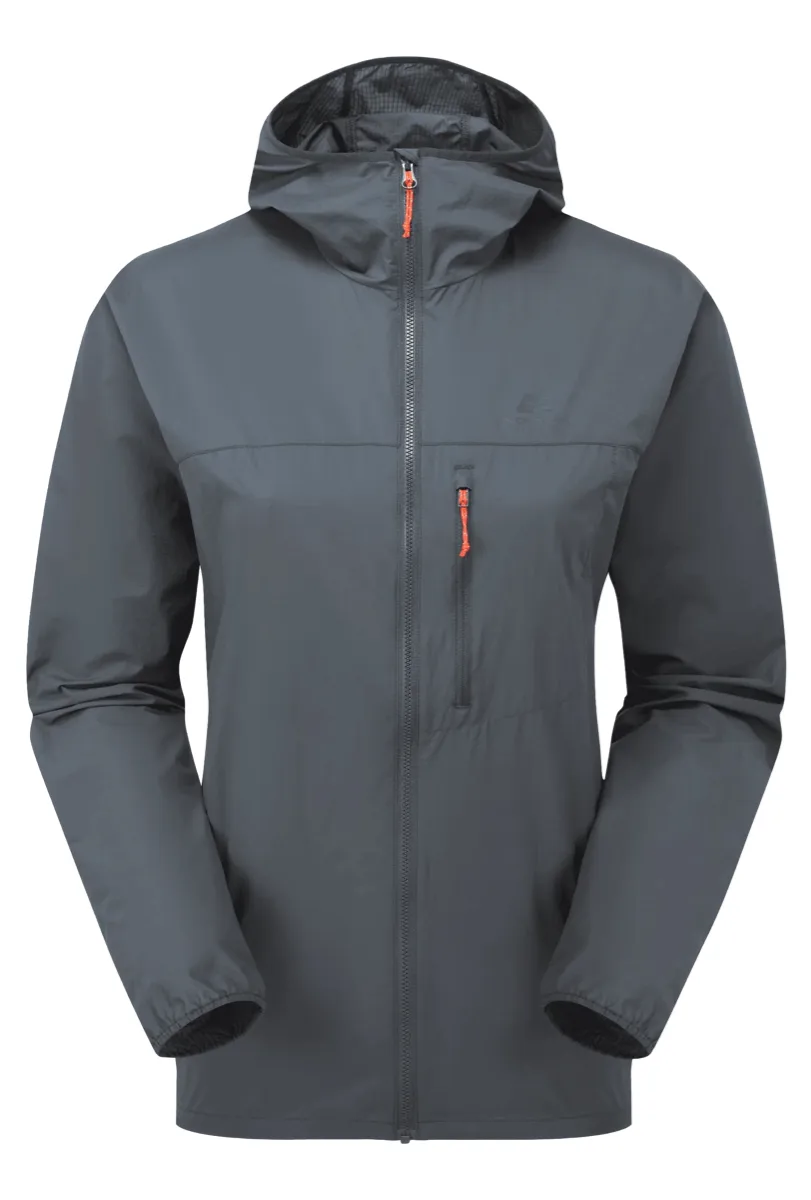 Mountain Equipment Aerofoil Hooded Wmns Jacket Blue Nights