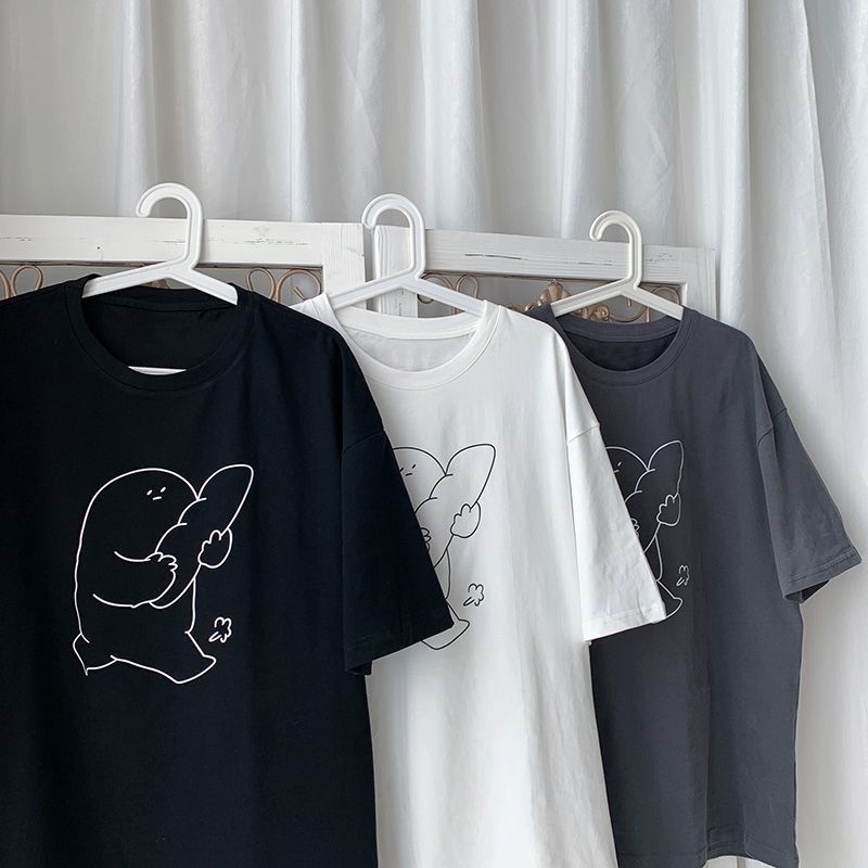 Filmas - T-shirt met elleboogmouwen en print