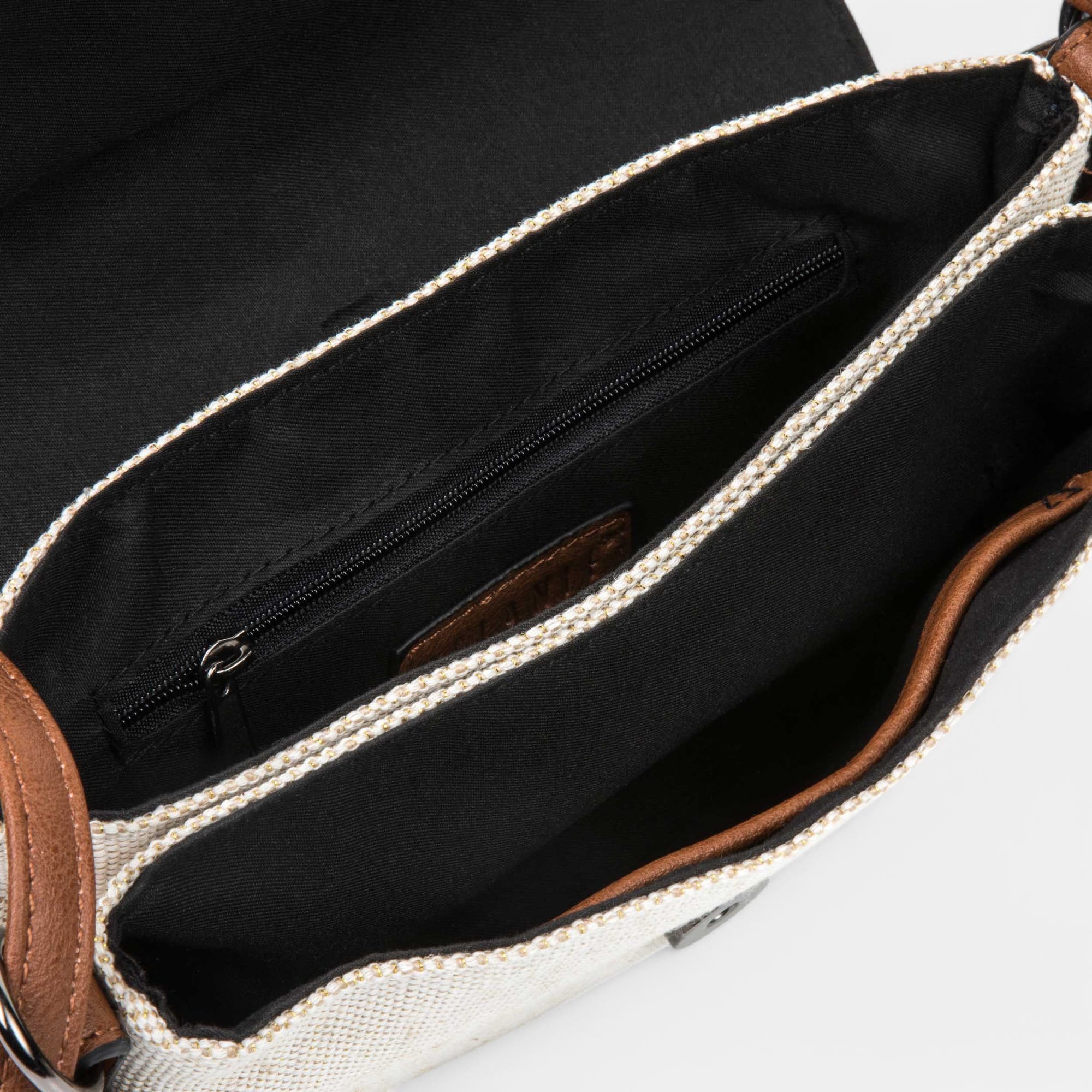 Sac bandoulière or