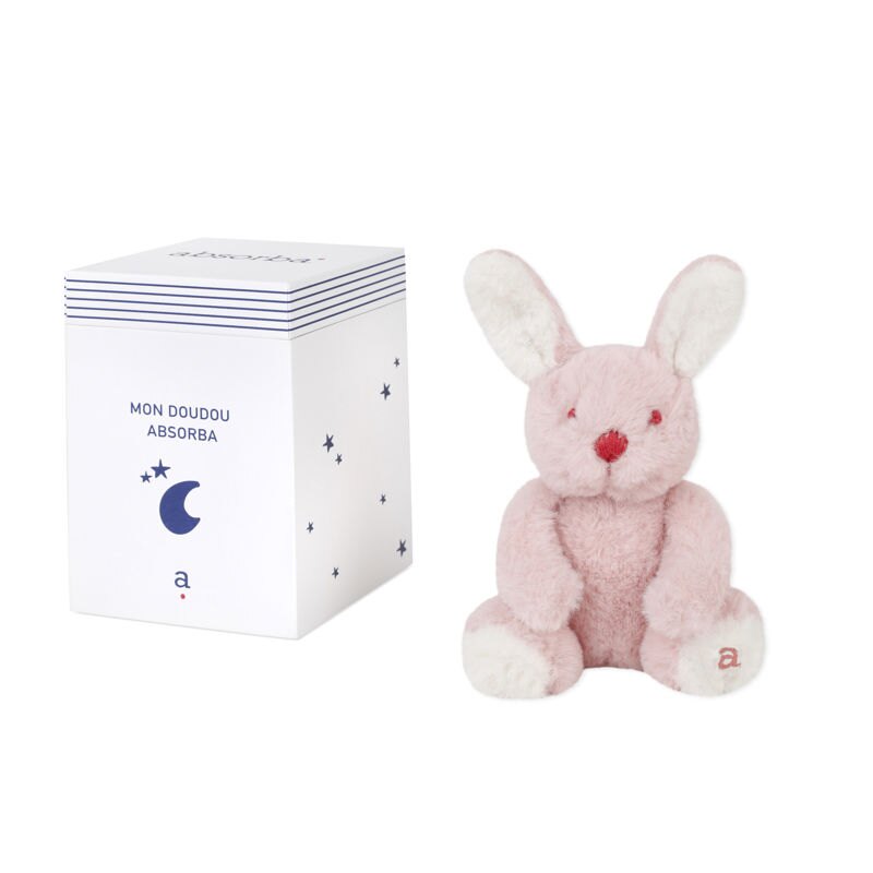 Peluche lapin 15 cm mixte Absorba Aucune nuance
