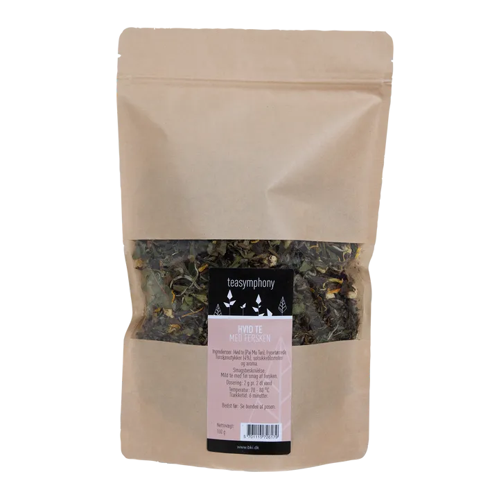 Tea Symphony Te Hvid med fersken 100g